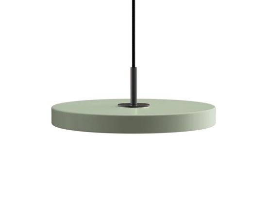 Φωτιστικό Οροφής Asteria Mini Black 2431C4175 Φ31x3.3cm Led 900lm 14W 3000k Nuance Olive Umage