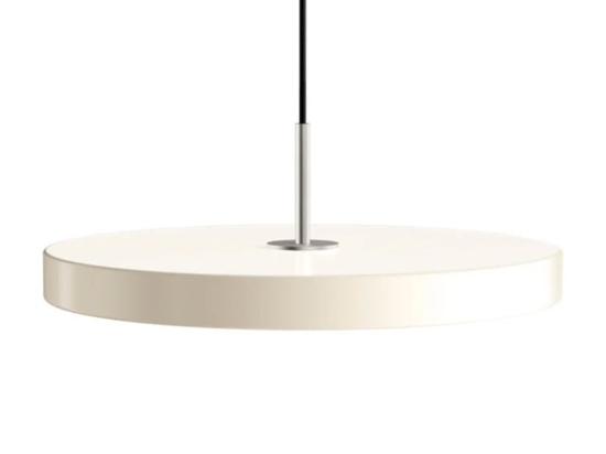 Φωτιστικό Οροφής Asteria Plus Medium Steel 2560C4172 Φ43x14cm Led 1600lm 28W 2400-3000k Pearl White Umage