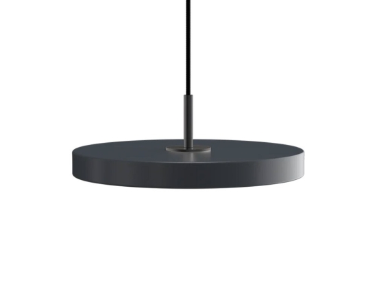 Φωτιστικό Οροφής Asteria Mini Black 2207C4175 Φ31x3.3cm Led 900lm 14W 3000k Anthracite Umage
