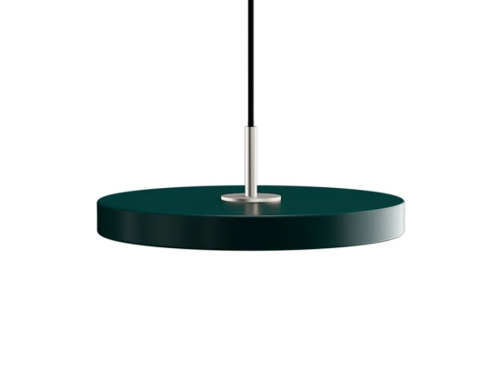 Φωτιστικό Οροφής Asteria Mini Steel 2208C4174 Φ31x3.3cm Led 900lm 14W 3000k Forest Green Umage