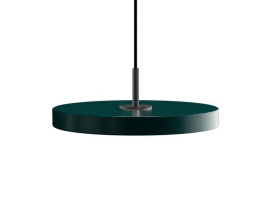Φωτιστικό Οροφής Asteria Mini Black 2208C4175 Φ31x3.3cm Led 900lm 14W 3000k Forest Green Umage