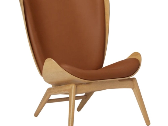 Πολυθρόνα The Reader Hope Leather 5502C5502-10 78x91x105cm Oak Cognac