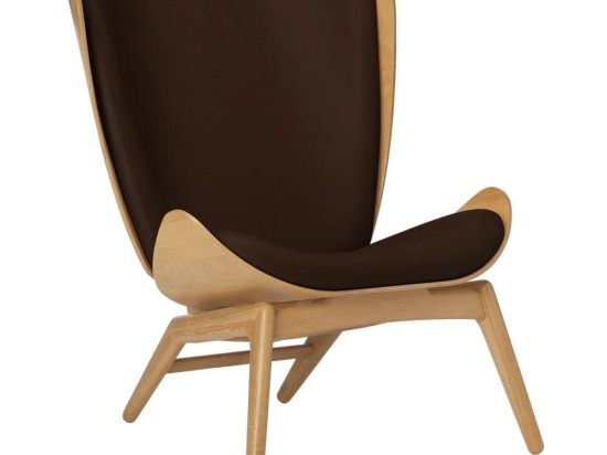 Πολυθρόνα The Reader Hope Leather 5502C5502-11 78x91x105cm Oak Brown