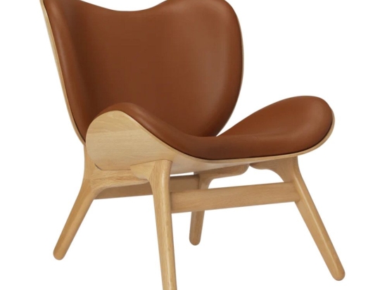 Πολυθρόνα A Conversation Piece Hope Leather 5501C5501-10 70x83x83cm Oak Cognac