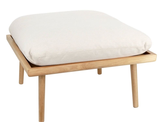 Τραπεζάκι Lounge Around Shuffle 5552C720-02 71.4x71.4x40.3cm Oak-White Sands Umage
