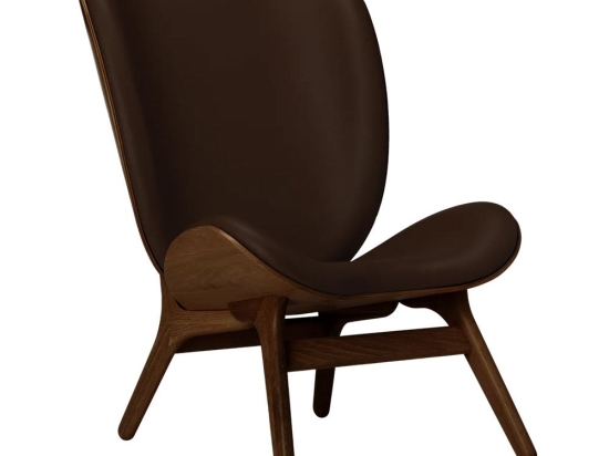 Πολυθρόνα A Conversation Piece Tall Hope Leather 5872C5577-11 73x93x106cm Dark Oak Brown