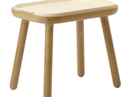 Τραπεζάκι Ψηλό Paff 5610C5610-2C5615 50x35x43cm Oak Pearl White Umage