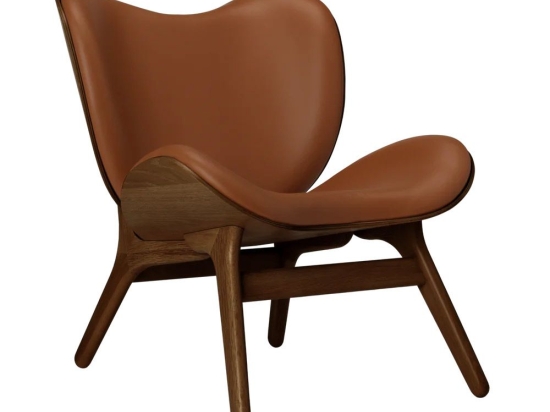 Πολυθρόνα A Conversation Piece Hope Leather 5700C5501-10 70x83x83cm Dark Oak Cognac