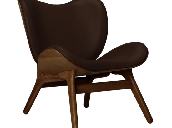 Πολυθρόνα A Conversation Piece Hope Leather 5700C5501-11 70x83x83cm Dark Oak Brown