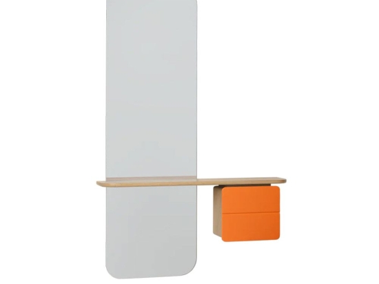 Καθρέπτης Τοίχου One More Look 5620C5620-10 78x15x118cm Oak Nuance Orange Umage