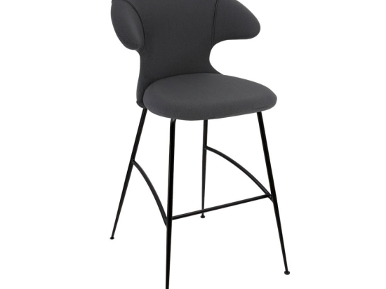 Σκαμπό Μπάρ Time Flies 590-04C5912-3 51x56x112cm Shadow-Black Umage