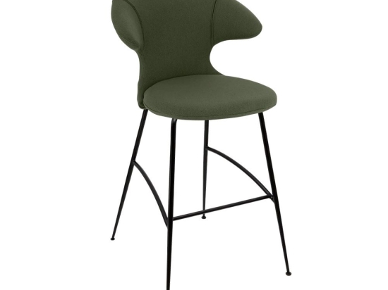 Σκαμπό Μπάρ Time Flies 590-05C5912-3 51x56x112cm Racing Green-Black Umage