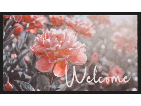 Πατάκι Εισόδου Image Flowers Welcome 169 45x75cm Pink Sdim 45X75