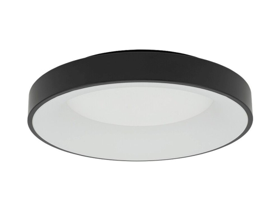 Φωτιστικό Οροφής - Πλαφονιέρα Nikki Round 11207 48x9,5cm 48W Led 3000K Black Nowodvorski
