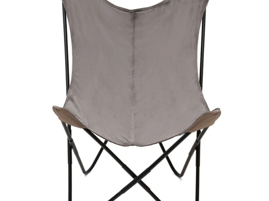 Πολυθρόνα Butterfly 201067 70x80x102cm Grey