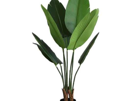 Τεχνητό Δέντρο Bird Of Paradise NP716_120 Ύψος 120cm Green New Plan Πλαστικό, Ύφασμα