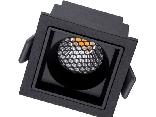 Φωτιστικό Οροφής - Σποτ Χωνευτό Pluto-S 60269 7W Led 6,4x6,4x4,9cm Black GloboStar
