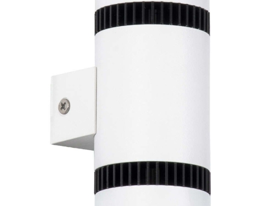 Φωτιστικό Τοίχου - Απλίκα Cannonal 60575 5x6,5x11cm Up&Down Led 1150lm 10W 2700K White-Black GloboStar