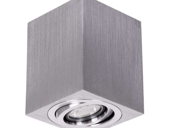 Φωτιστικό Οροφής - Σποτ Akira 60623 GU10 8x8x10cm Silver GloboStar