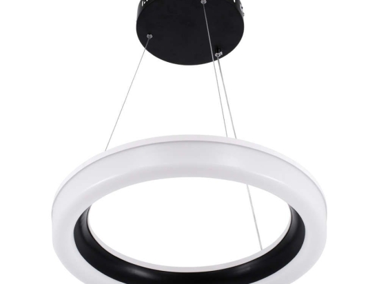 Φωτιστικό Οροφής Ariana 61037 Led 55W Φ48cm Black GloboStar Πλαστικό