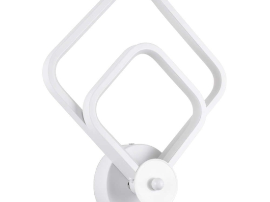 Φωτιστικό Τοίχου - Απλίκα Anna 61086 Led 15W 25x8x30cm White GloboStar Αλουμίνιο