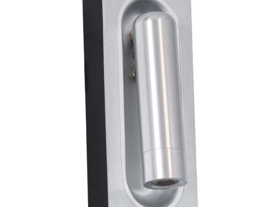 Φωτιστικό Τοίχου - Απλίκα Χωνευτή Manhattan 61099 7x7x17cm Led 405lm 3W 4500K Nickel Globostar