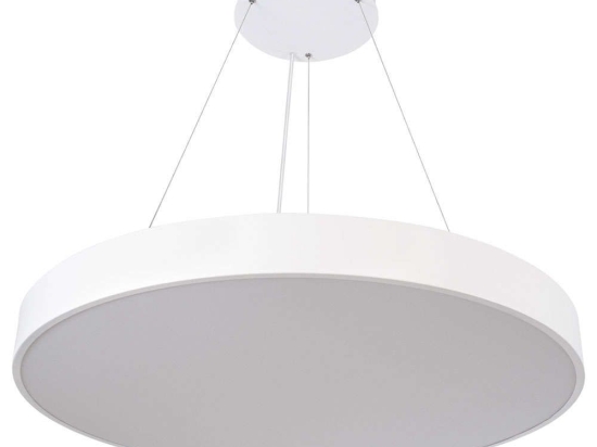 Φωτιστικό Οροφής Με Τηλεχειριστήριο Burton 61205-P Φ80cm Dim Led 11020lm 100W White Globostar