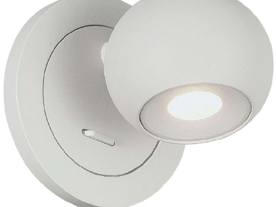 Φωτιστικό Τοίχου - Απλίκα VK/04575/WA/W/W 9x8,6x9,8cm Led 545lm 6W 3000K White VKLed