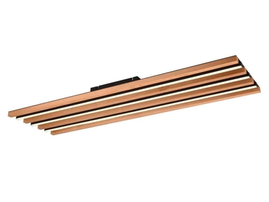 Φωτιστικό Οροφής - Πλαφονιέρα Fontana 648911332 114x6x30cm 1x SMD 44W 5050lm 3000K Brown-Black Trio 