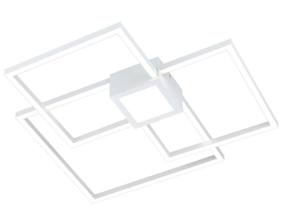 Φωτιστικό Οροφής - Πλαφονιέρα Hydra 676240431 65x65x6cm Dim Led 4400Lm 38W White Trio Lighting