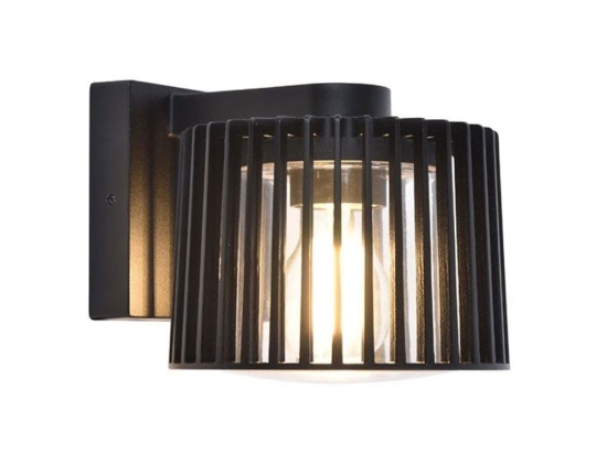 Φωτιστικό Τοίχου Shyne 5197501012 E27 19x15,3cm Matt Black Lutec