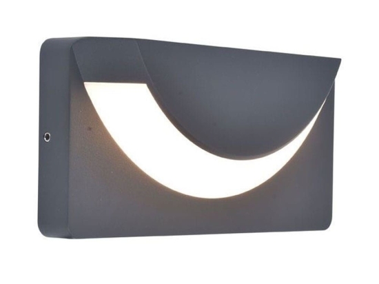 Φωτιστικό Τοίχου Lups 6402801118 LED 14W 3000K 450Lm Dark Grey Lutec