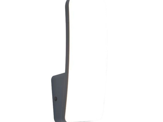 Φωτιστικό Τοίχου Kite 5203301345 LED 8.8W 3000K 770Lm 8,3x20cm Dark Grey Lutec