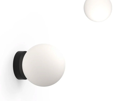 Φωτιστικό Τοίχου Bola Sphere Flush 8 10919 20,3x13,5cm Dim Led 1625lm 20W Black Pablo Designs