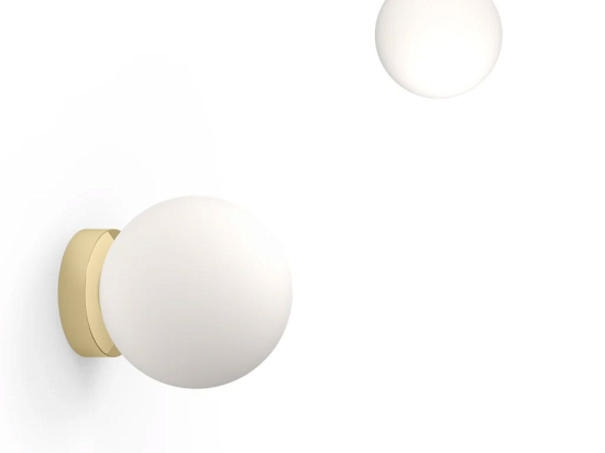Φωτιστικό Τοίχου Bola Sphere Flush 8 10920 20,3x13,5cm Dim Led 1625lm 20W Brass Pablo Designs