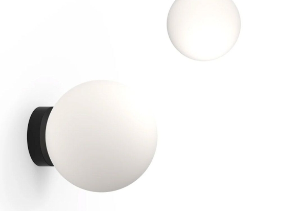 Φωτιστικό Τοίχου Bola Sphere Flush 12 10926 30,5x13,5cm Dim Led 1625lm 20W Black Pablo Designs
