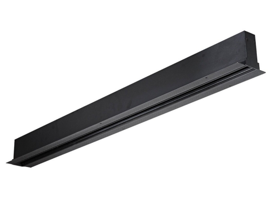 Μαγνητική Ράγα Χωνευτή Kopi VK/04203TR/R/1.5/B 24V 1,5m Black VKLed