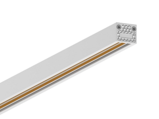 Μαγνητική Ράγα Λεπτή Eiva VK/04583/TR/S/2/W Led 48V Dali Εξωτερική - Κρεμαστή 2m White VKLed