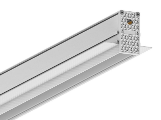 Μαγνητική Ράγα Λεπτή Eiva VK/04588/TR/TL/2/W Led 48V Dali Χωνευτή Trimless 2m White VKLed