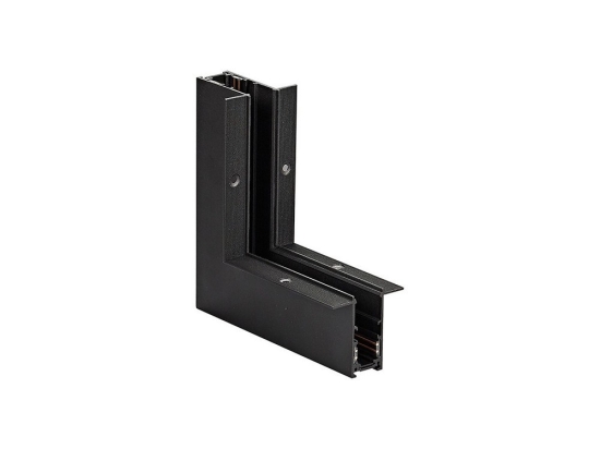 Εσωτερική Γωνία Kona VK/04363/RC/B/IC Για Μαγνητική Χωνευτή Ράγα 48V Black VKLed
