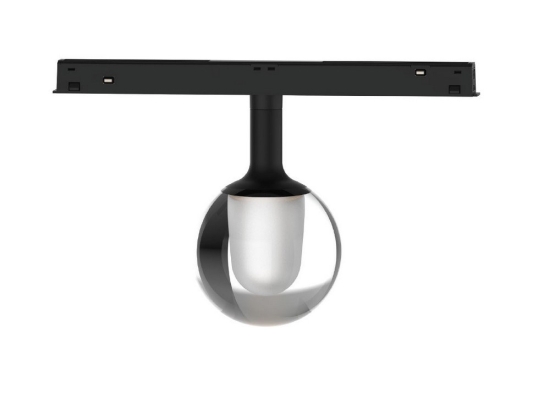 Σποτ Led Eiva VK/04609/TR/DA/B/W Για Μαγνητική Ράγα Λεπτή 48V Dali 3000K 375lm 3W 360° CRI>90 ø75cm IP20 Black VKLed