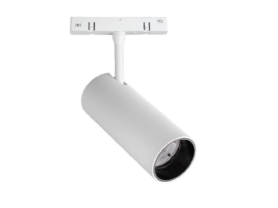 Σποτ Led Ento VK/04629/TR/DA/1/W/W Για Στρογγυλή Μαγνητική Ράγα Dali 48V 3000K 18W 1330lm CRI>90 Για Διάμετρο 1m White VKLed