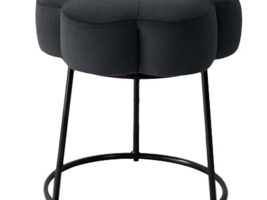 Σκαμπό 719-223-012 38x39cm Black