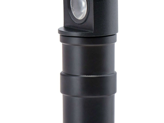 Φωτιστικό Δαπέδου Χωνευτό VK/02174/B/W Φ4x8,7cm Led 170lm 2W 3000K Black VKLed