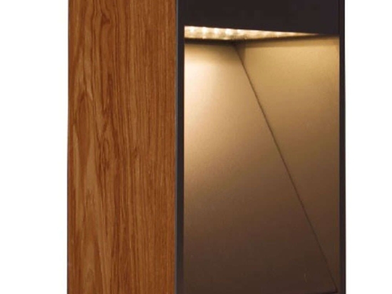 Φωτιστικό Δαπέδου Natu VK/02213/WD/W/30 17,5x15,7x30cm Led 297lm 12W 3000K Natural-Anthracite VKLed