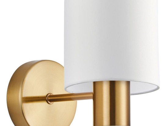 Φωτιστικό Τοίχου - Απλίκα Adept 77-8304 14x23x17cm 1xE27 60W Gold-White Homelighting
