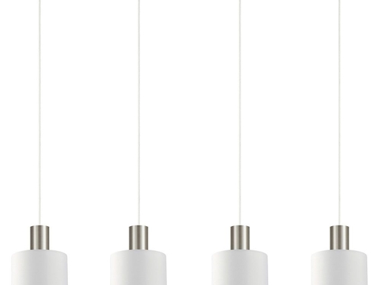 Φωτιστικό Οροφής - Ράγα Adept Tube 77-8420 85x15x300cm 4xE27 60W Nickel-White Homelighting