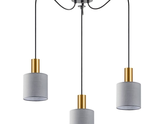 Φωτιστικό Οροφής Adept Tube 77-8605 40x40x300cm 3xE27 60W Multi-Grey Homelighting
