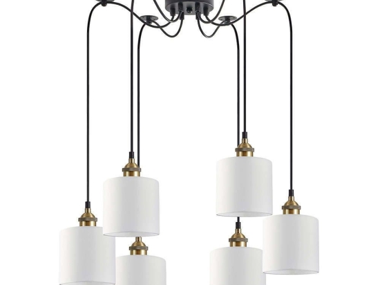 Φωτιστικό Οροφής Adept 77-8726 50x50x300cm 6xE27 60W Multi-White Homelighting
