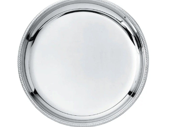 Σουβέρ Mercurio (Σετ 6Τμχ) 800/10 10cm Silver Alessi Μέταλλο